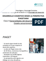 Clase 4 2017 Generalidades Desarrollo Cognitivo y Periodo Sensoriomotríz. EVA