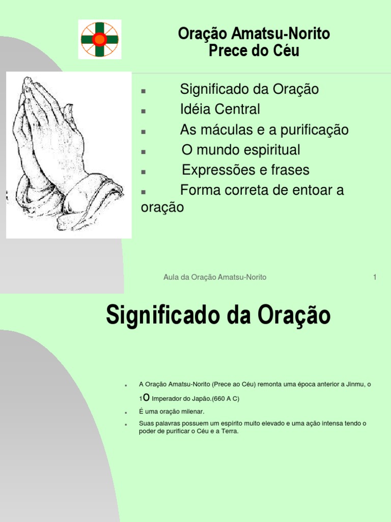 Oração Amatsu-Norito: Significado e Prática | PDF | Espírito | Oração