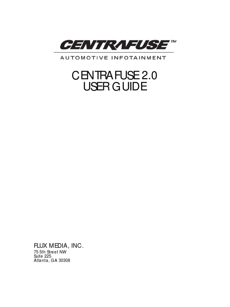 Centrafuse Manual | PDF | Windows Xp | Installation (Computer Programs)