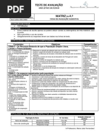 Matriz 11ºano 4º TESTE