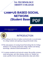 Ghana Technology University College: Campus Based Social Network (Student Based)