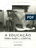 Livro - A Educação Para Além Do Capital