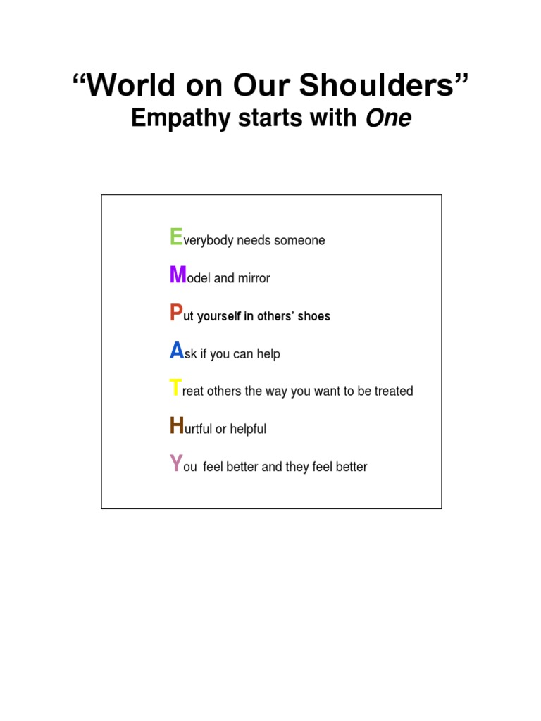 Building Empathy Through Literature | PDF | Empathy | Psychology
