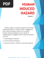 Human Induced Hazard