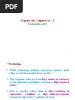 4 Regression Diagnostics I