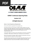 OSMAT Continuous Rulebook