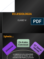 Eclesiologia Clase IV
