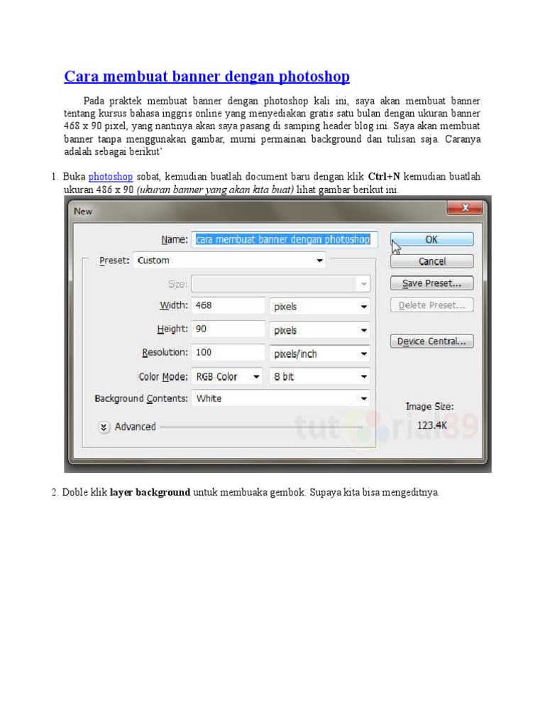 Booking Service Ukuran Banner Di Photoshop