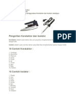 Cntoh Benda Konduktor & Isolator 2