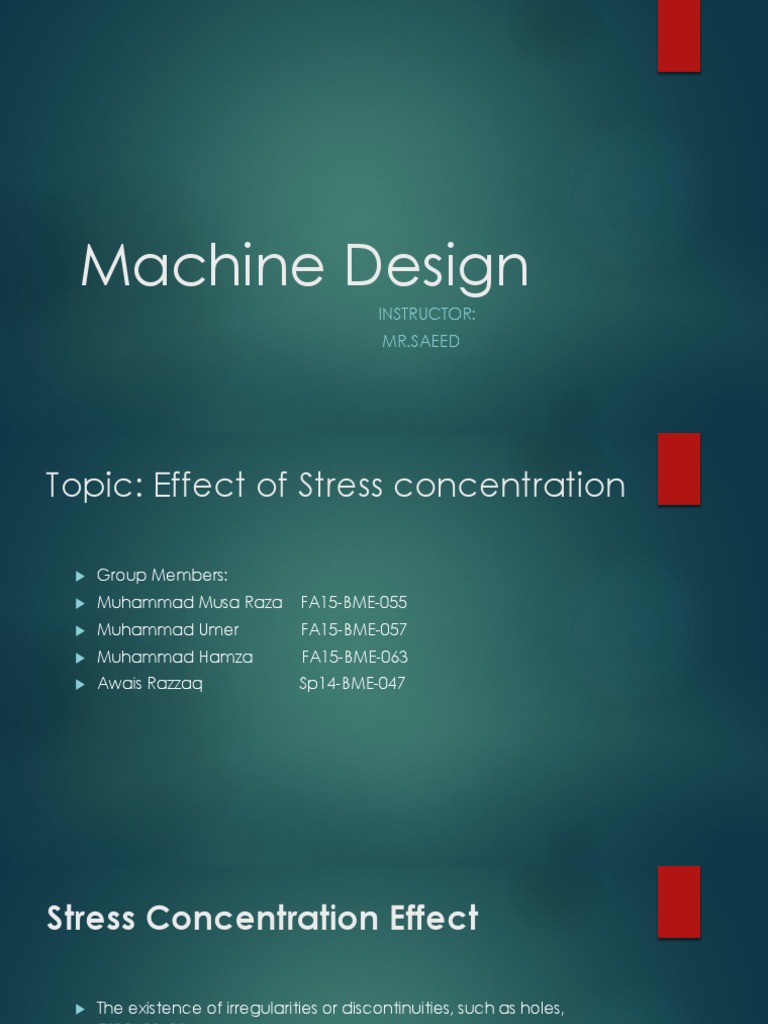 Impact of Stress Concentration in Design | PDF | Technology & Engineering