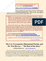 The U.S. Government, Dimensional Portals, and Dr. Wen Ho Lee - "The Rest of The Story"