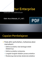 01 Pendahuluan Arsitektur Enterprise