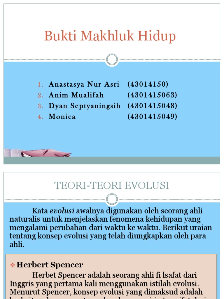 Evolusi Makhluk Hidup Fixed