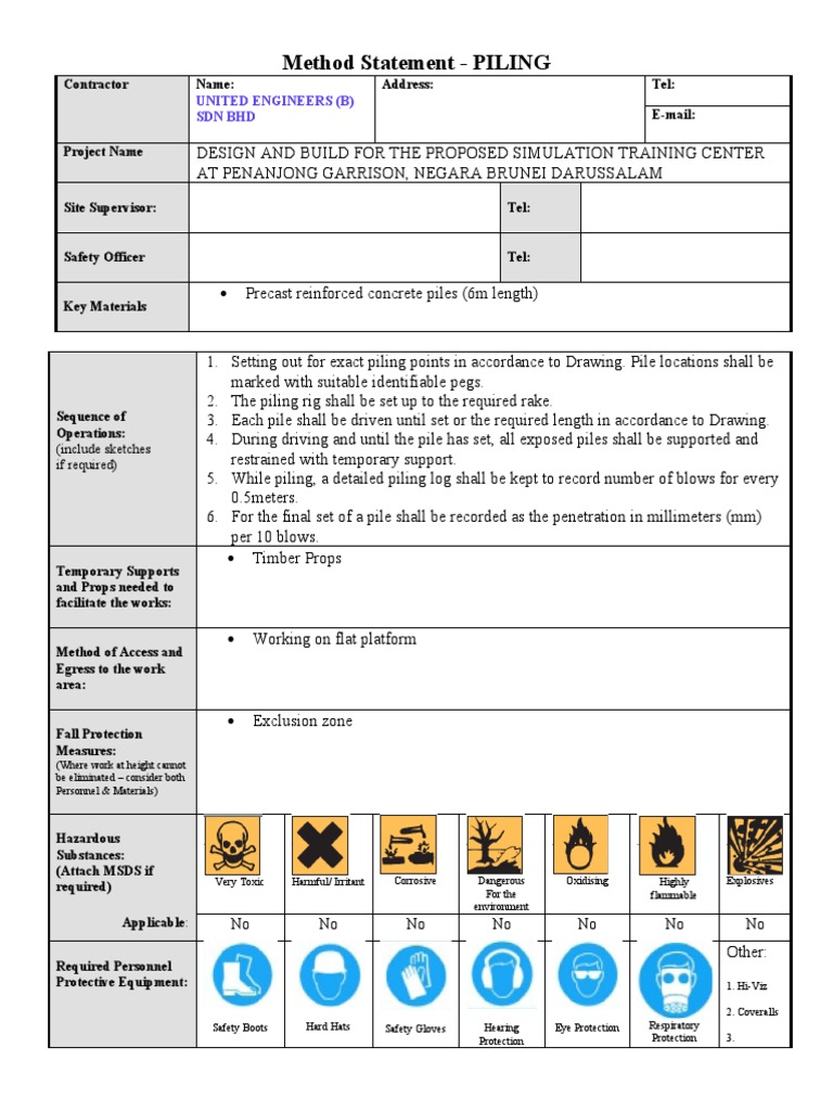 method-statement-sample