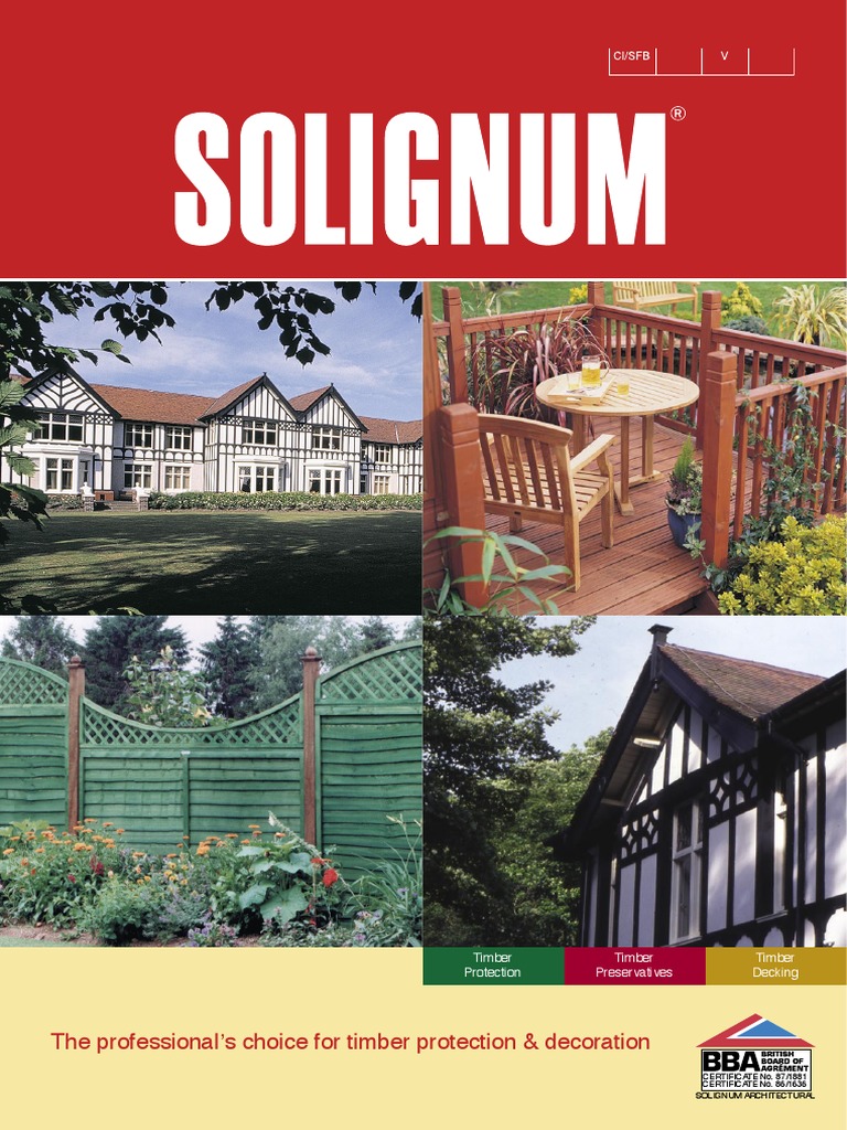 Solignum Brochure 2005 v2 | PDF | Lumber | Shed