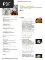 Resep Bakpao Isi Ayam Pedas Oleh Diana - Cookpad