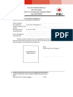 Contoh Formulir Pendaftaran PMR