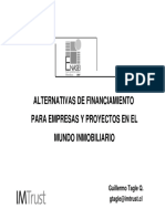 Alternativas de Financiamiento para Empresas y Proyectos en El Mundo Inmobiliario