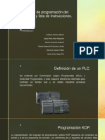 Programación PLC KOP recursos instrucciones