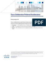 Cisco Collaboration Preferred Architectures