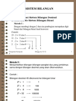 Konversi Sistem Bilangan