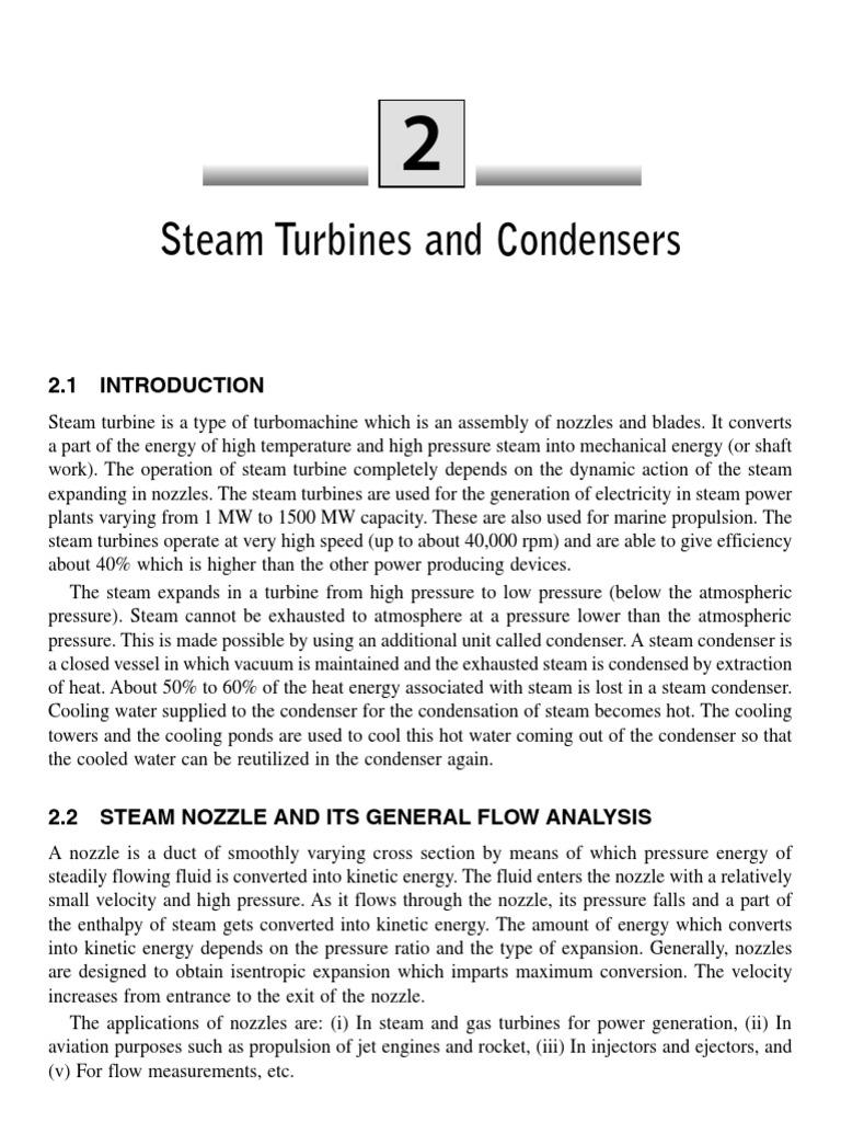 Steam Turbines and Condensers | PDF | Steam Engine | Turbine