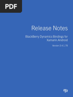 BlackBerry Dynamics Bindings For Xamarin - Android 3.4.1.78 Release Notes en