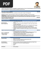 Deepak Menon CV