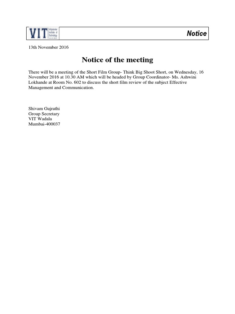 Notice | PDF