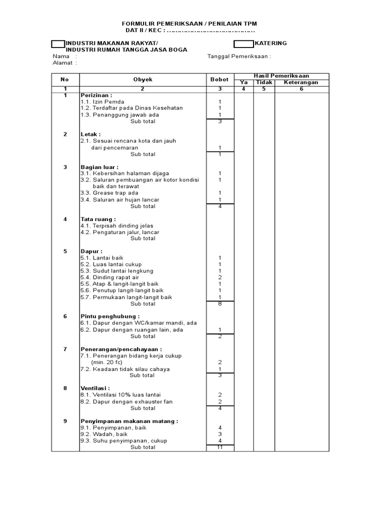 Form IS TPM | PDF