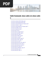 Cable Commands Show Cable M To Show Cable U PDF