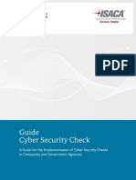 Guide To Cyber Security Checks