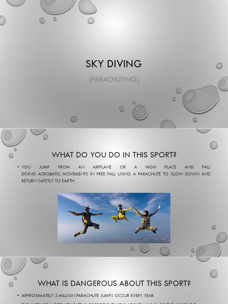 Thrill-Seeker's Guide to Skydiving | PDF