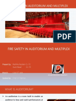 Presentation On Fire Safety in Auditorium and Multiplex