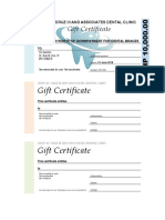 Gift Certificate