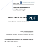 Proiect - Scoala-O Sansa PT - Fiecare - Eval - Finală - Inovatie PDF