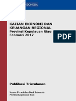 Kajian Ekonomi Dan Keuangan Regional Provinsi Kepulauan Riau Februari 2017