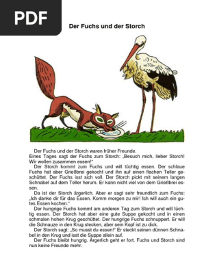 Der Fuchs Und Der Storch