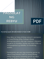 Pagsulat NG Rebyu