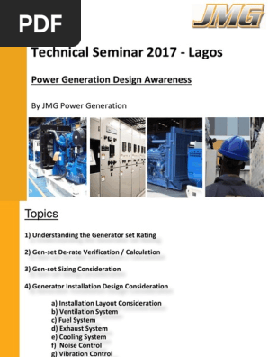 diesel generator plant design