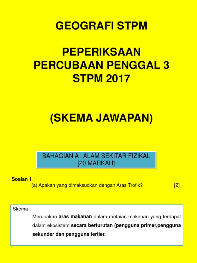 Skema Jawapan Trial P3