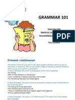 Grammar 101: English For Medical School Student Muhammadiyah University Titus Emilius