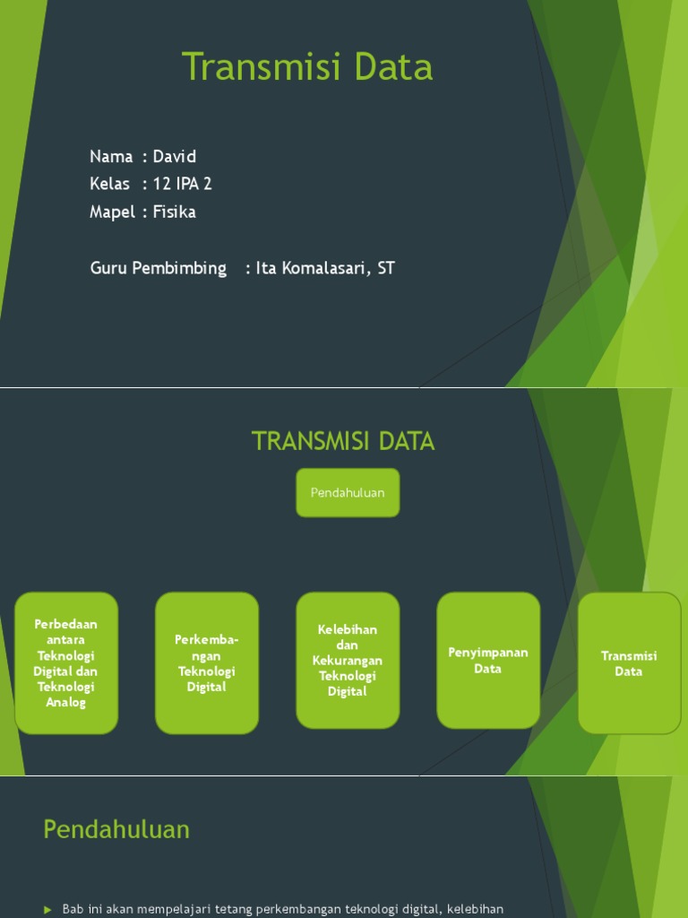 Transmisi Data Fisika Kelas 12 - Guru Paud