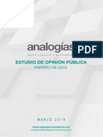 Estudio de Opinión - Analogías Azul PDF