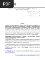 FORMAÇÃO INICIAL DE EDUCADORES