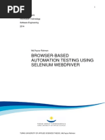 Browser - Based Automation Testing Using Selenium Webdriver