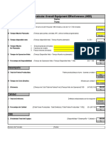 OEE Worksheet Spanish