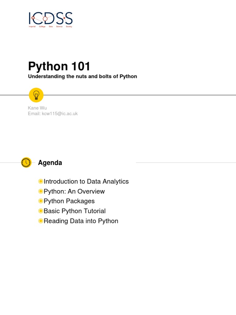 Python Basics and Data Analytics | PDF | Data Type | Python ...