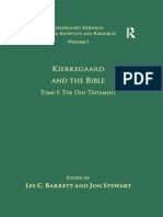 (Kierkegaard Research - Sources, Reception and Resources 1) Jon Stewart, Lee C. Barrett (Eds.) - Kierkegaard and The Bible. Tome I - The Old Testament (2010, Routledge)