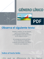 UNIDAD 2 Género Lírico Sexto